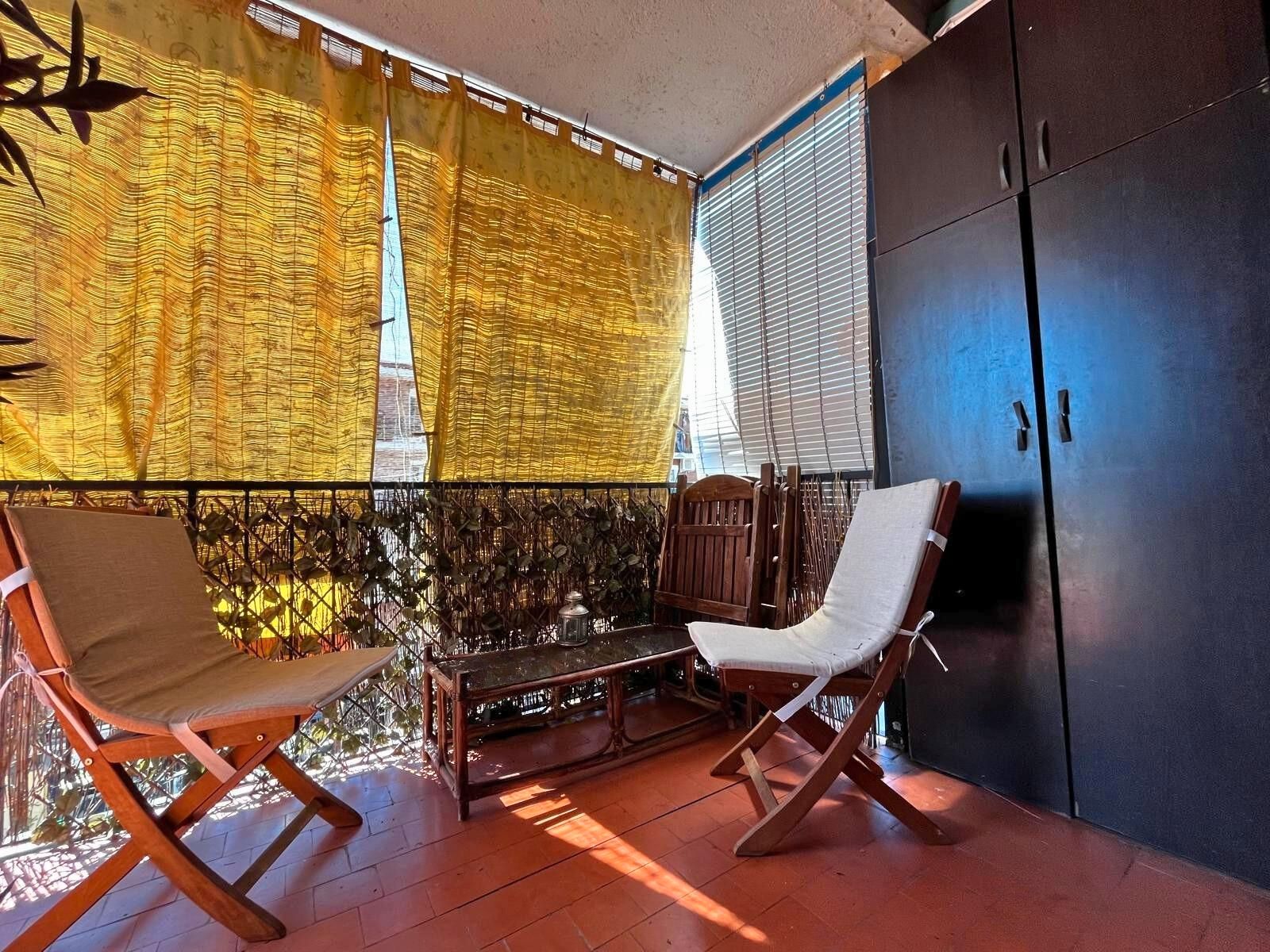 Balcony of Flat for sale in  Madrid Capital  with Heating, Terrace and Oven