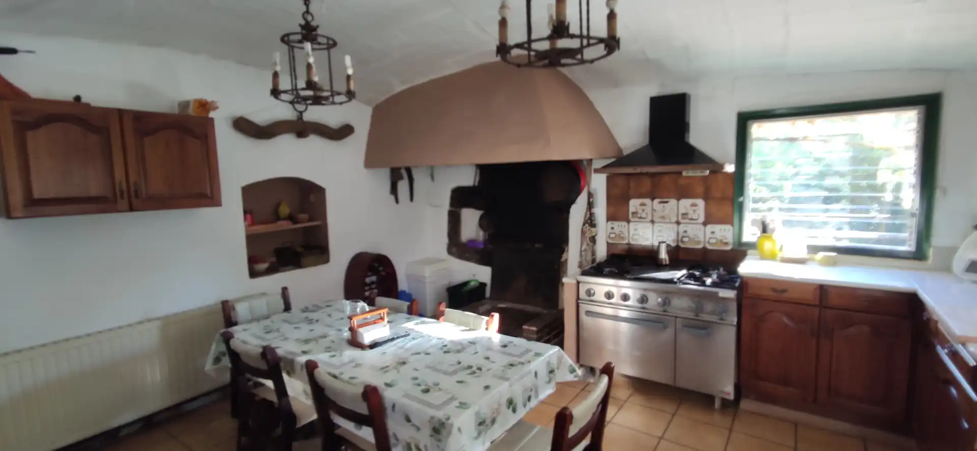 Cocina de Finca rústica en venta en Cassà de la Selva con Jardín privado y Piscina