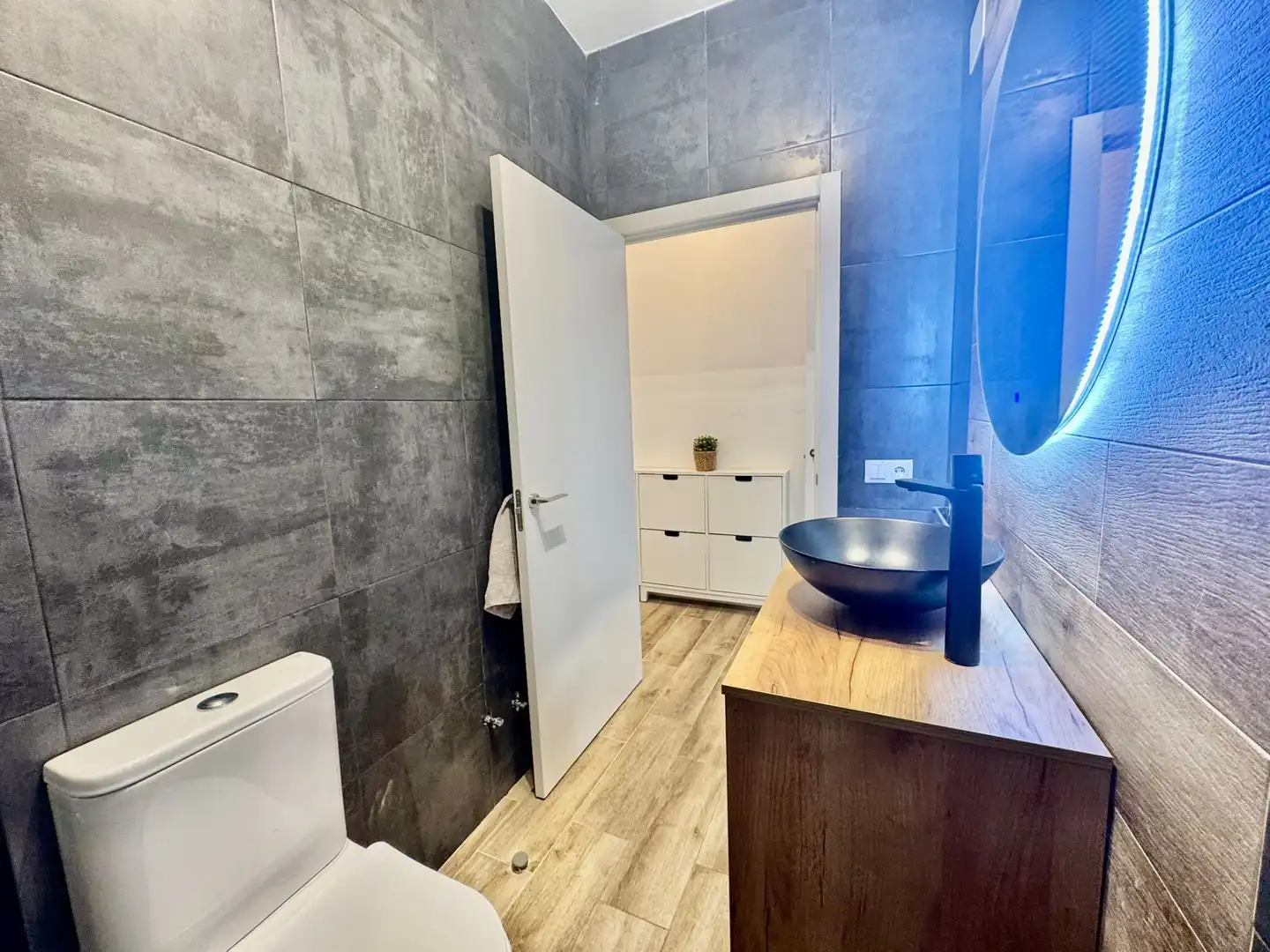 Bany de Casa o xalet en venda en Mijas amb Aire condicionat, Jardí privat i Terrassa