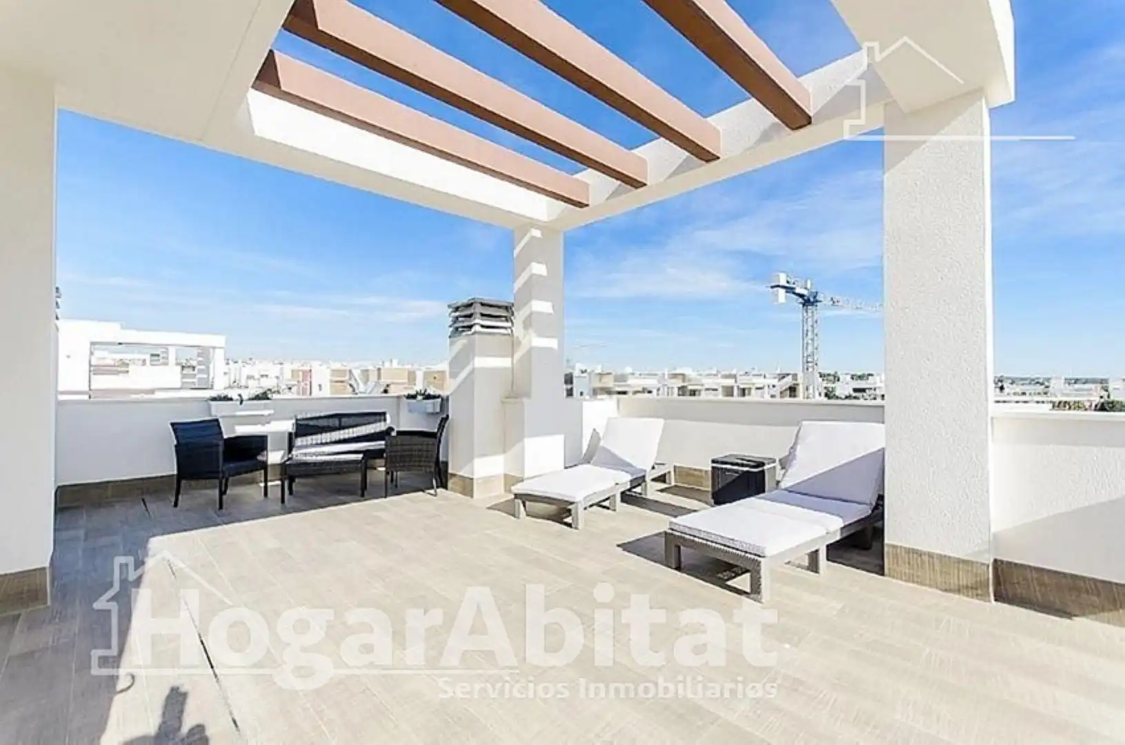 Terrace of Houses for sale in Vera  with Parquet flooring, Terrace and Swimming Pool