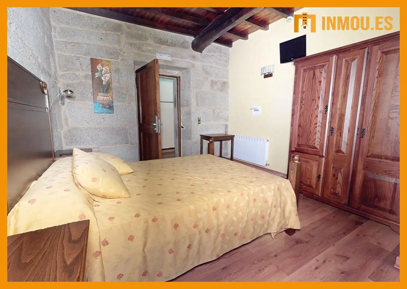 Schlafzimmer von Haus oder Chalet zum Verkauf in O Irixo mit Heizung