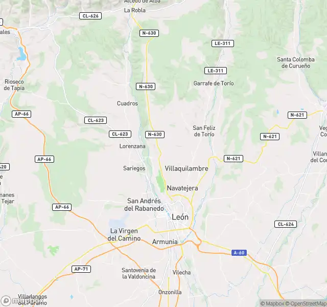 Vista exterior de Pis en venda en Sariegos
