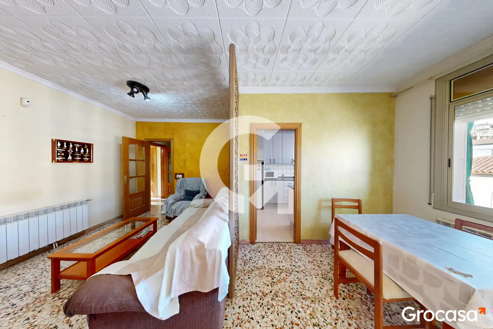 Sala d'estar de Casa o xalet en venda en Sant Boi de Llobregat amb Calefacció, Jardí privat i Terrassa