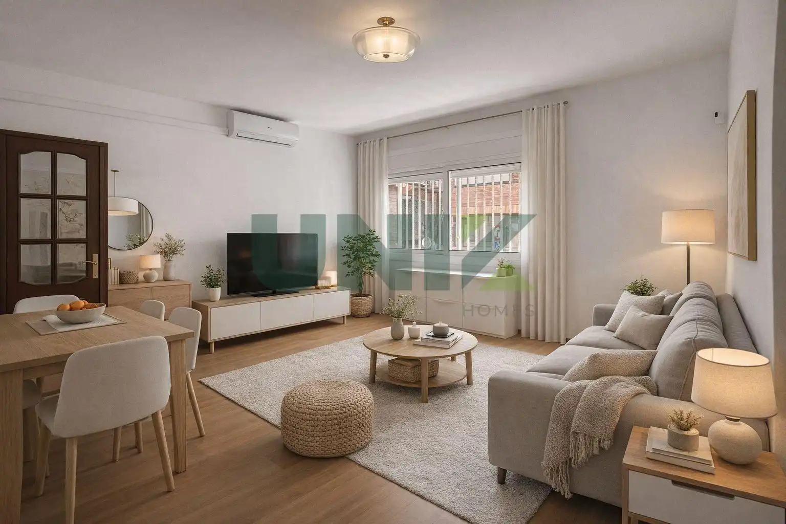 Sala de estar de Piso en venta en Barcelona con Aire acondicionado, Amueblado y Alarma