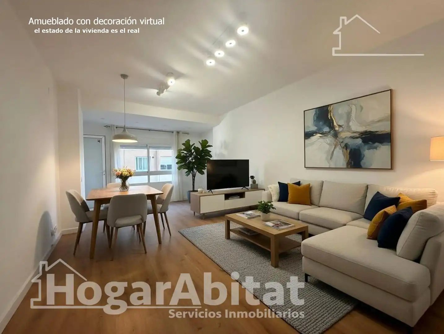 Sala de estar de Piso en venta en Llíria con Aire acondicionado y Balcón