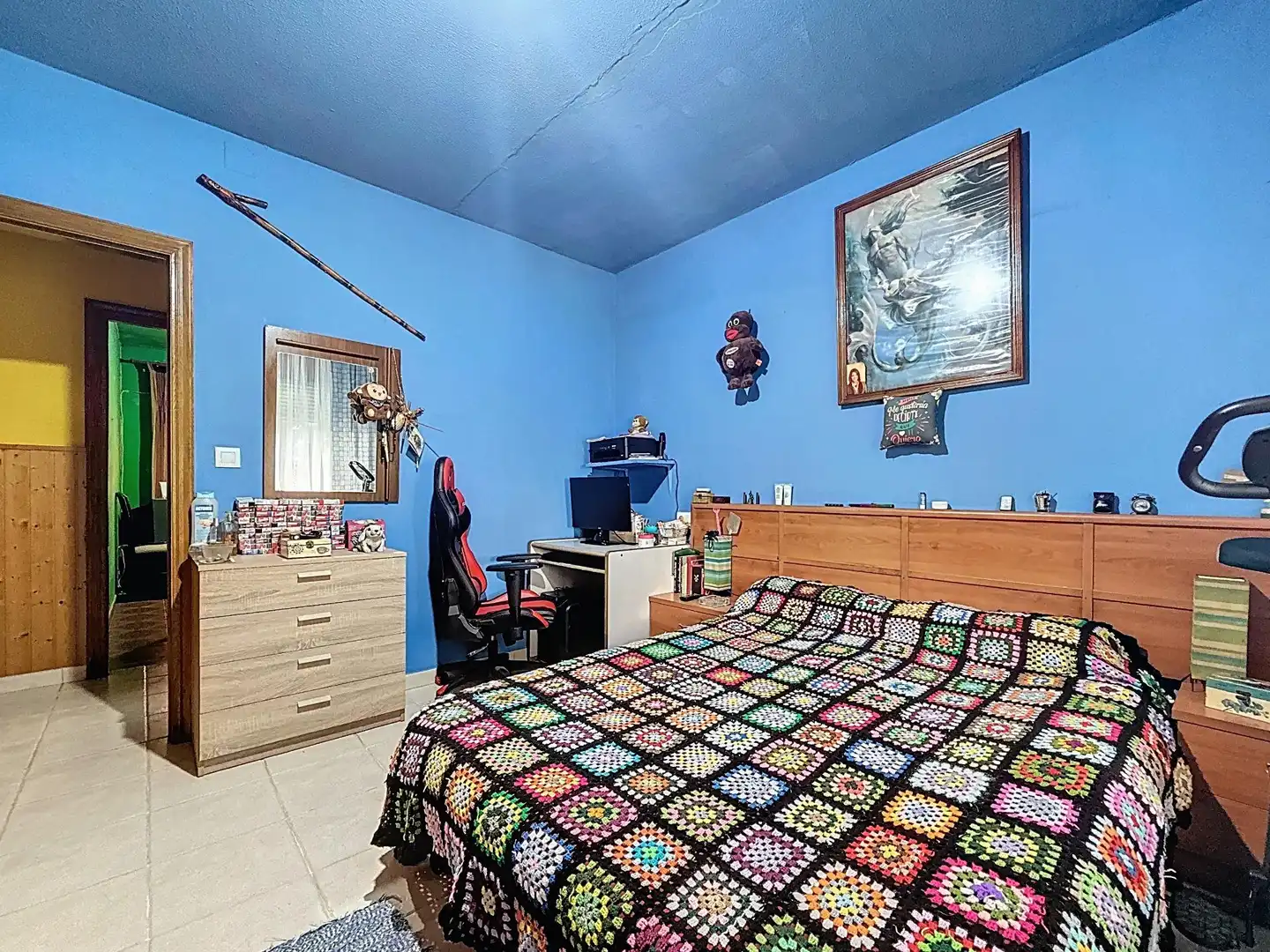 Schlafzimmer von Haus oder Chalet zum Verkauf in Cambados mit Privatgarten und Möbliert