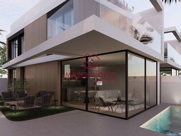 Chalet con piscina en venta en Torre de la Horadada