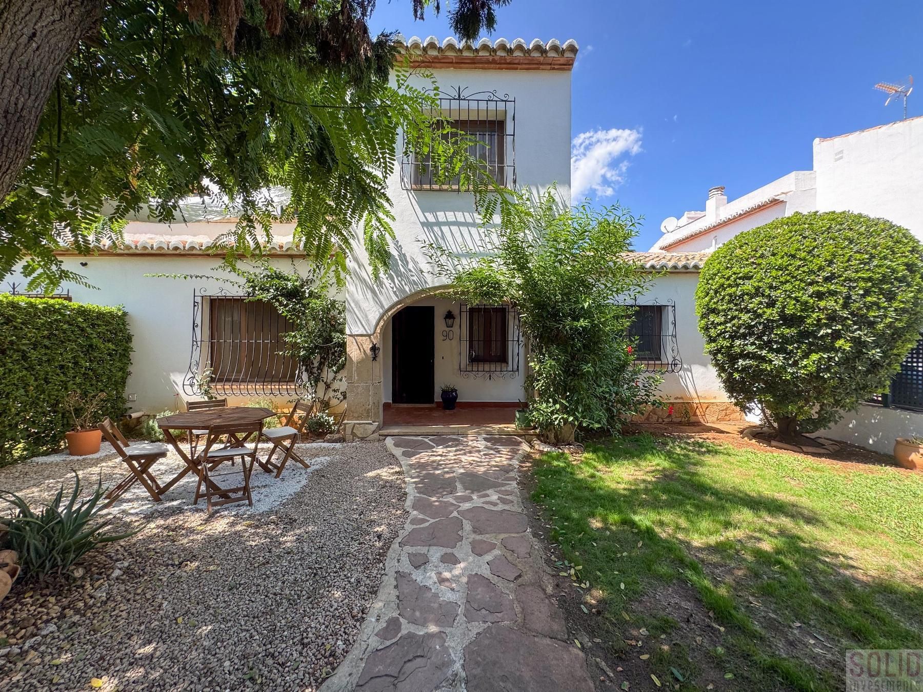 Jardí de Casa o xalet de lloguer en Jávea / Xàbia amb Terrassa i Piscina comunitària