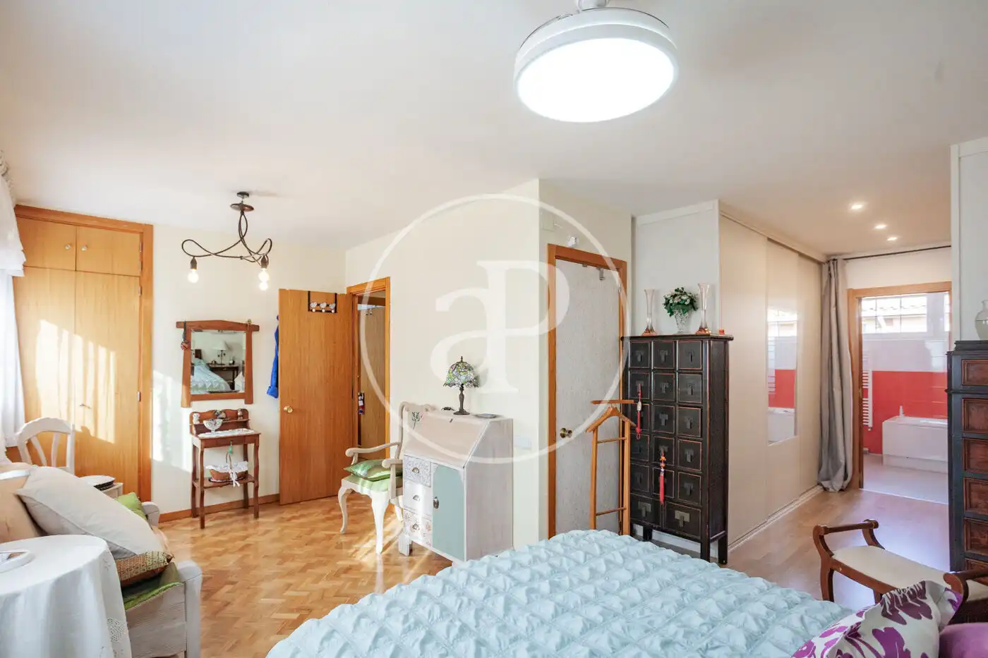 Bedroom of Detached homes for sale in Madrid  with Heating, Private garden and Terrace