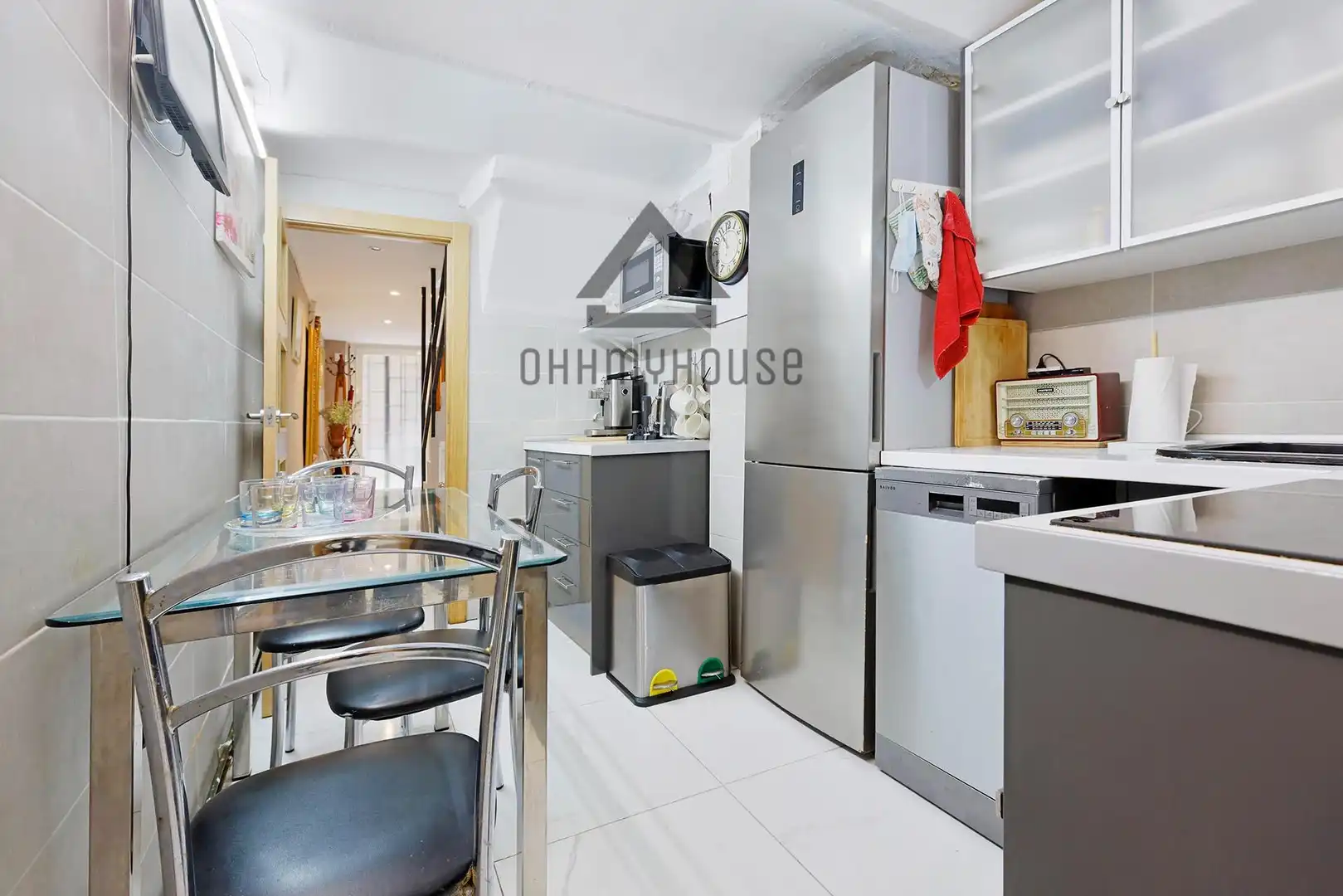 Kitchen of Ground floor for sale in Barcelona  with Air Conditioner, Heating and Terrace