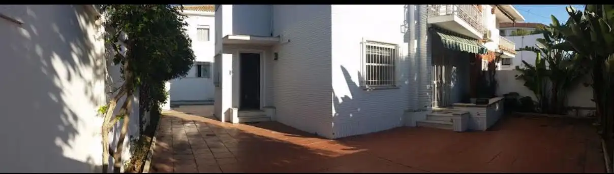 Außenansicht von Haus oder Chalet zur Miete in Sevilla mit Klimaanlage, Heizung und Privatgarten