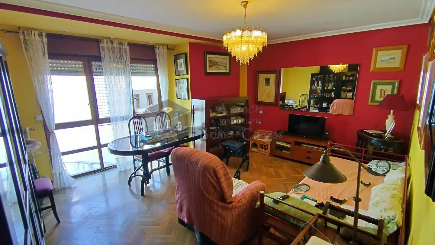 Sala d'estar de Pis en venda en Oviedo  amb Calefacció i Terrassa