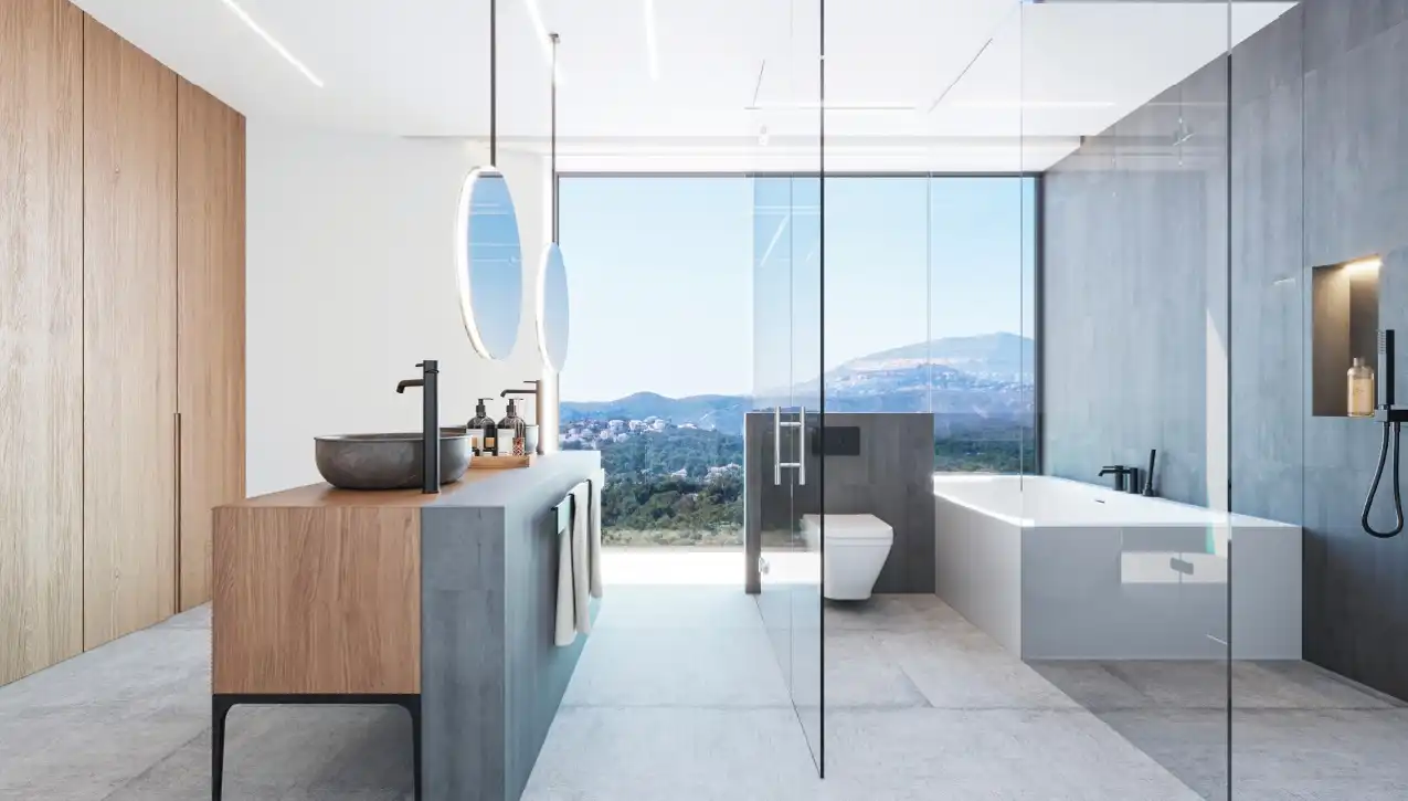 Bathroom of Houses for sale in Jávea / Xàbia  with Air Conditioner