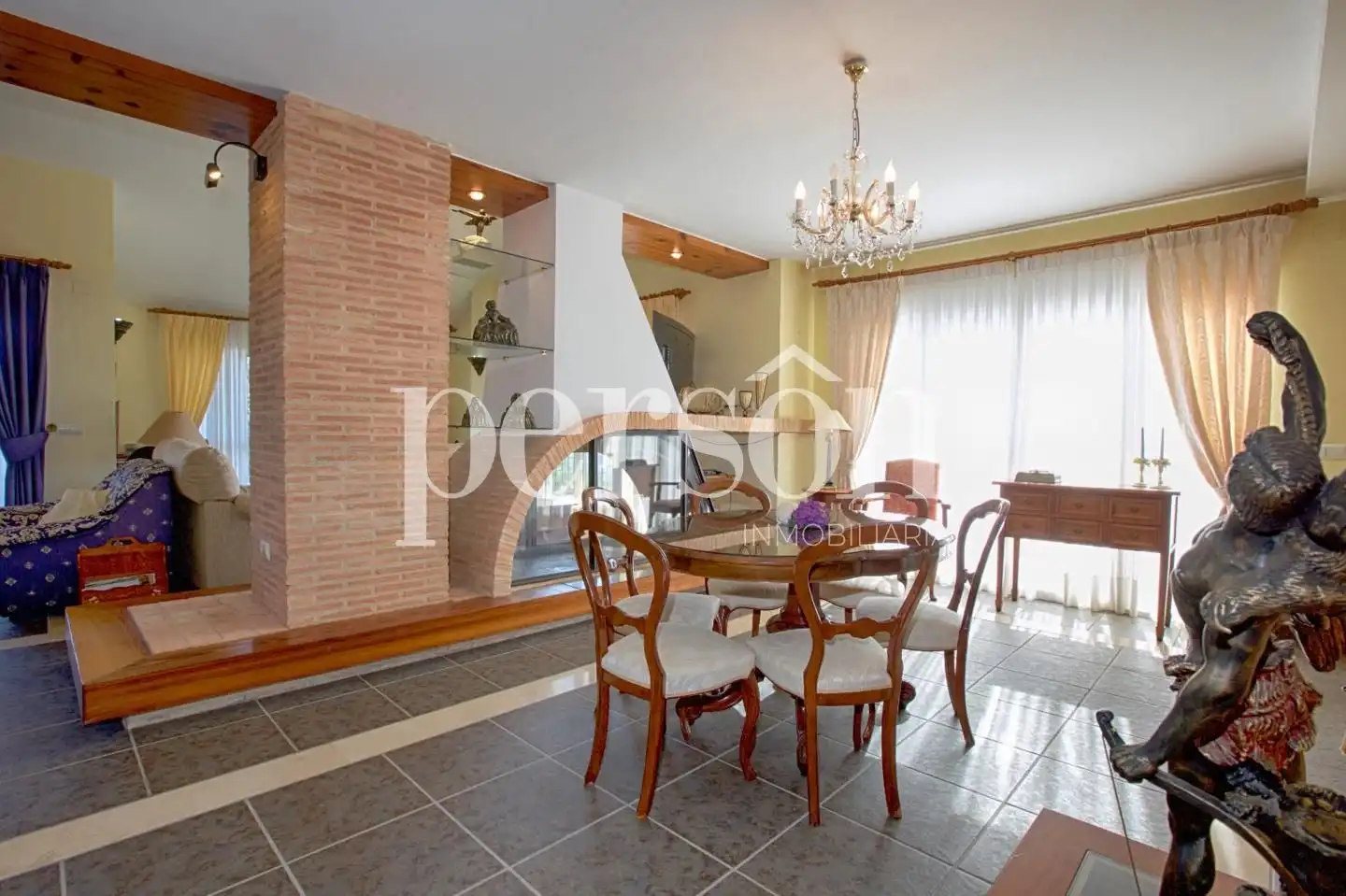 Comedor de Casa o chalet en venta en Alzira con Jardín privado, Terraza y Piscina