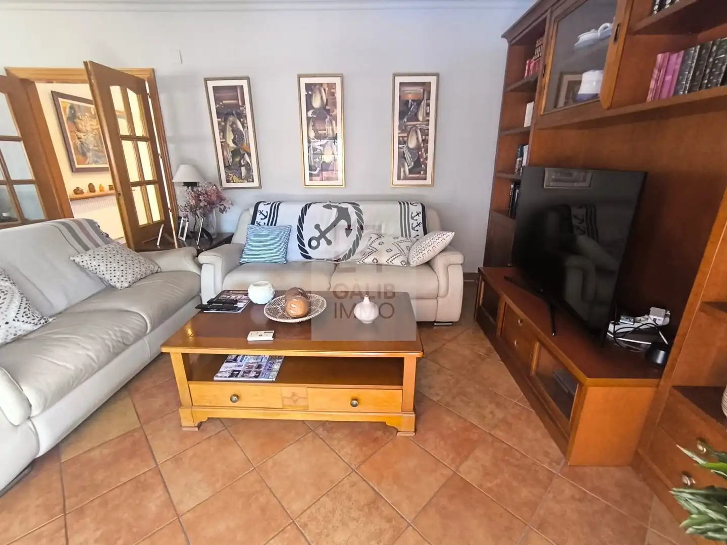 Sala d'estar de Casa adosada en venda en Vilafant amb Aire condicionat, Calefacció i Terrassa