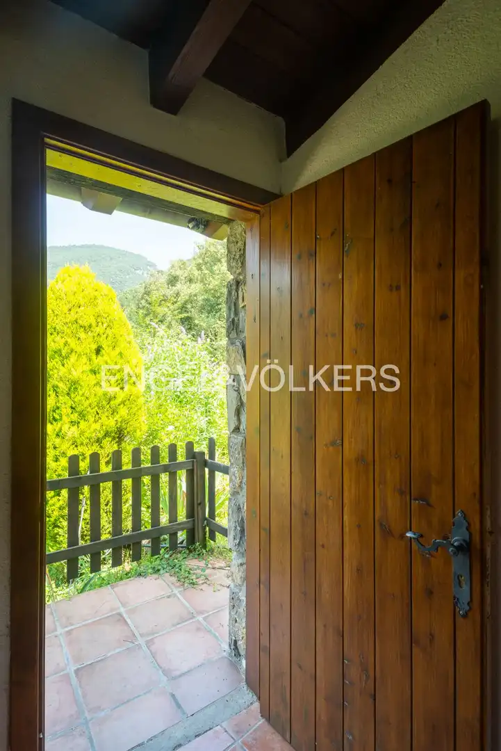 Terraza de Casa o chalet en venta en La Vall de Bianya con Calefacción, Jardín privado y Terraza