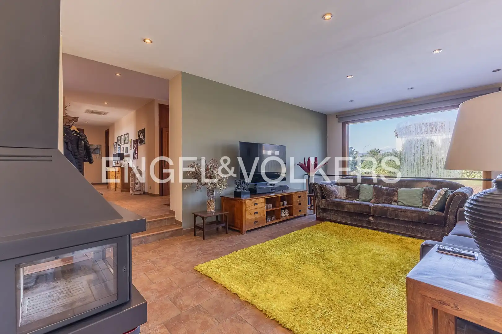 Living room of Houses for sale in Les Franqueses del Vallès  with Air Conditioner, Heating and Private garden