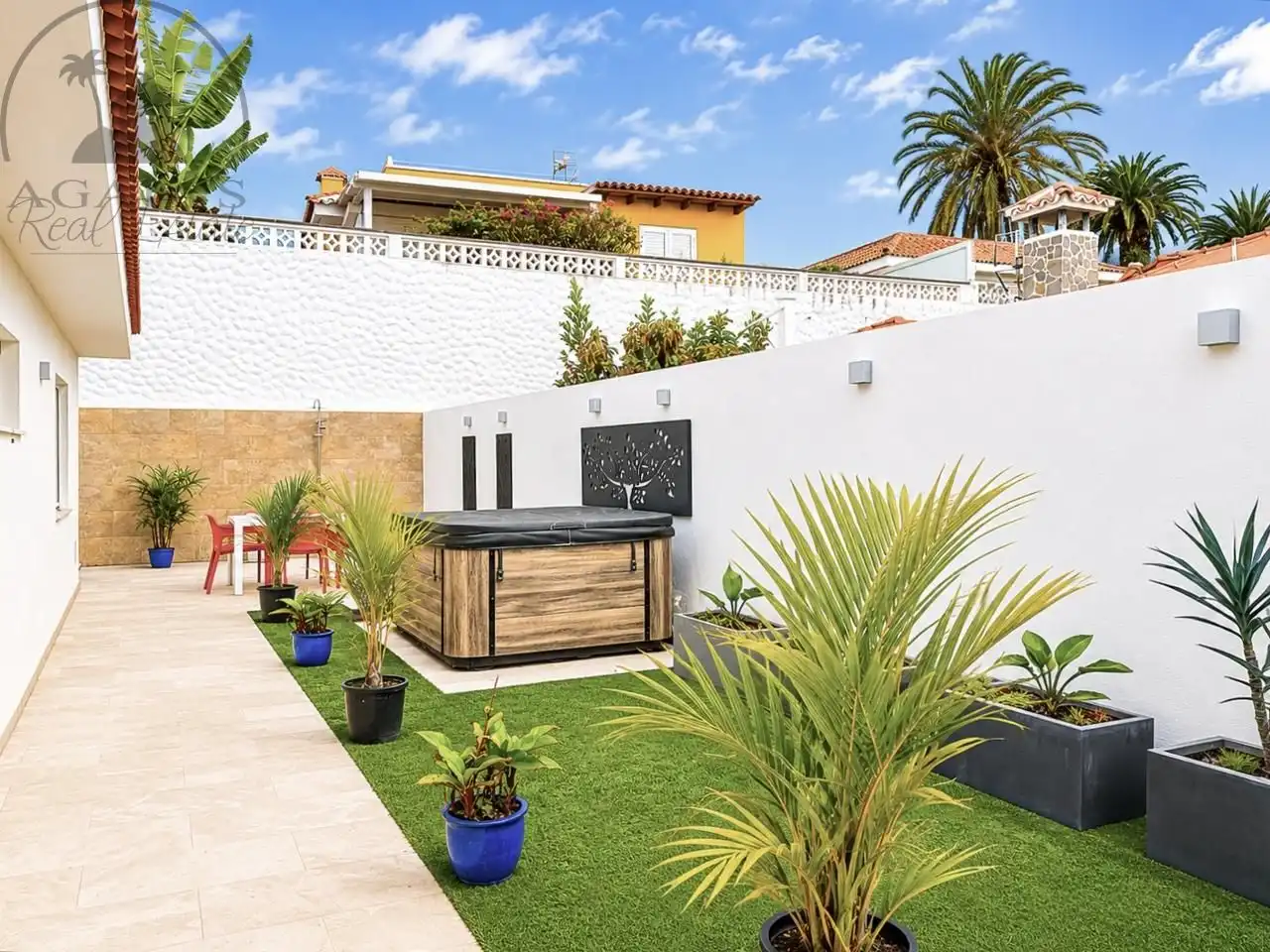 Terraza de Casa o chalet en venta en Los Realejos con Aire acondicionado, Jardín privado y Terraza