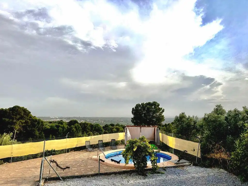 Swimming pool of Country homes for sale in Pozo Alcón  with Private garden, Terrace and Storage room