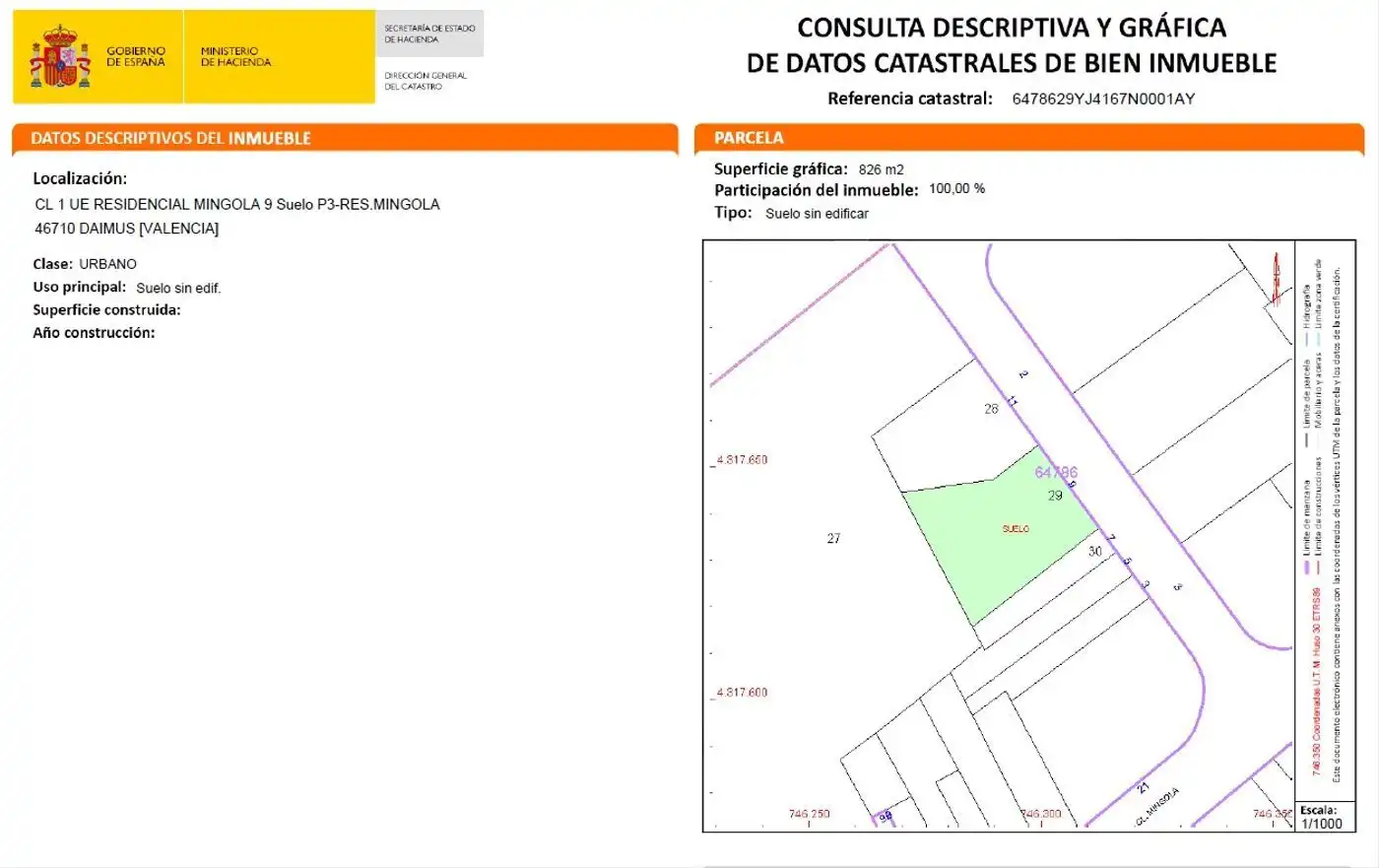 Terrain résidentiel à vendre à Daimús, imagen 8
