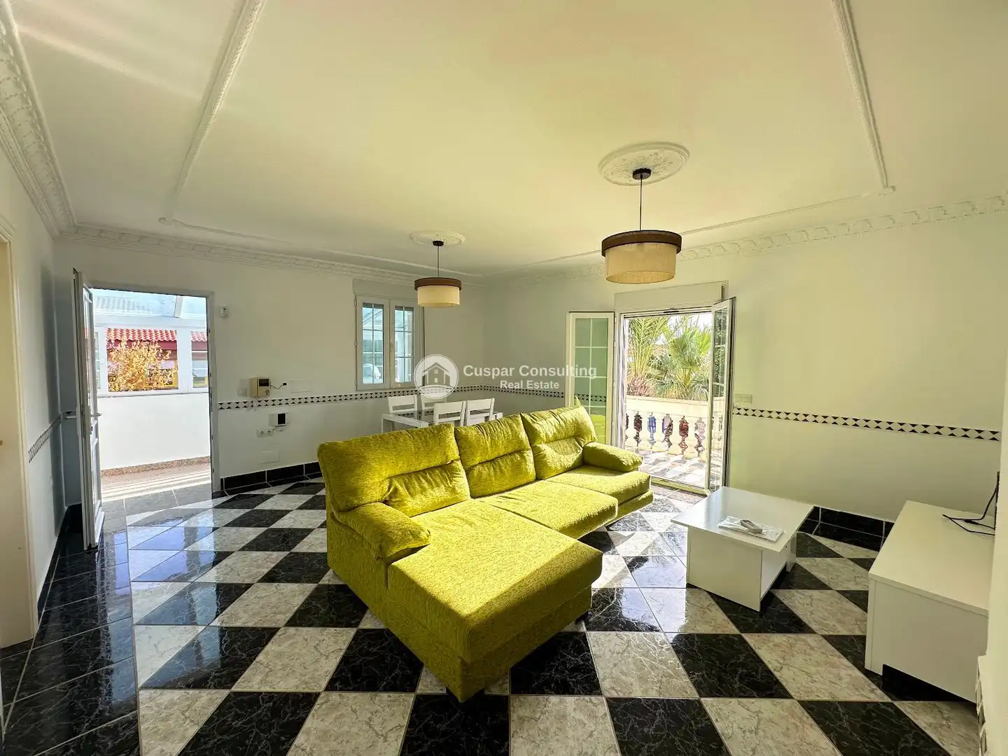 Sala de estar de Casa o chalet en venta en La Manga del Mar Menor con Calefacción, Terraza y Amueblado