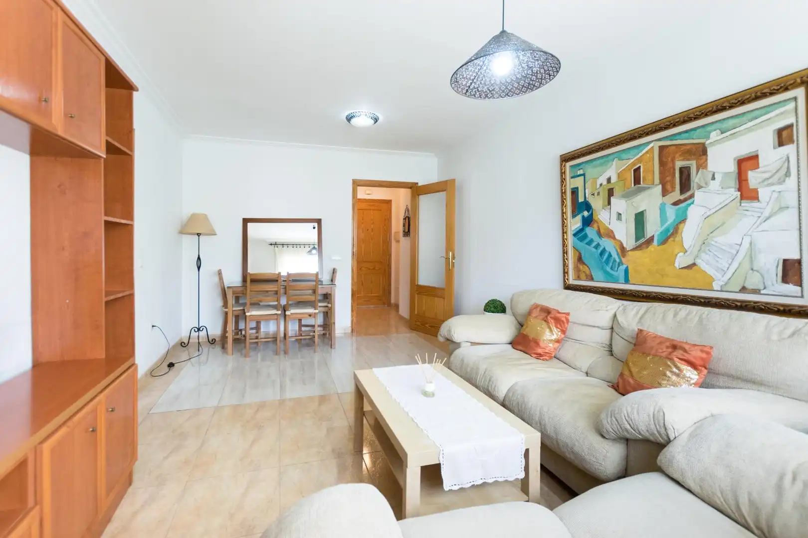 Sala de estar de Piso en venta en Roquetas de Mar