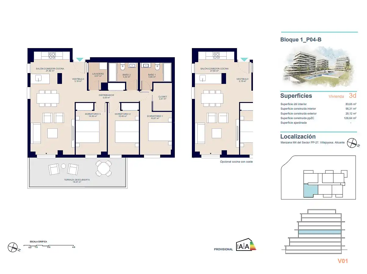 Apartamento con terraza en venta en Platja de Torres, imagen 31
