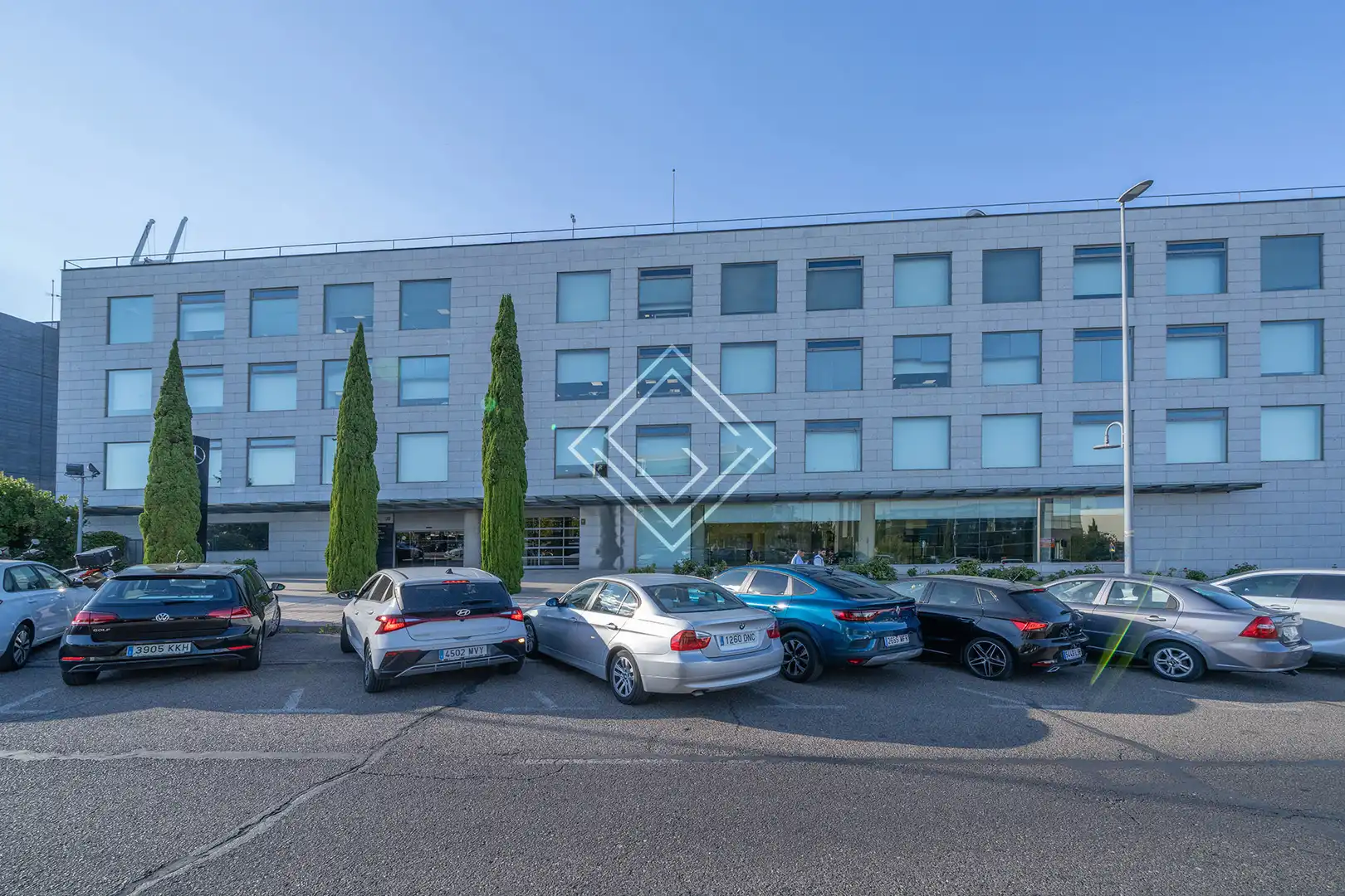 Vista exterior de Oficina de alquiler en La Moraleja con Calefacción