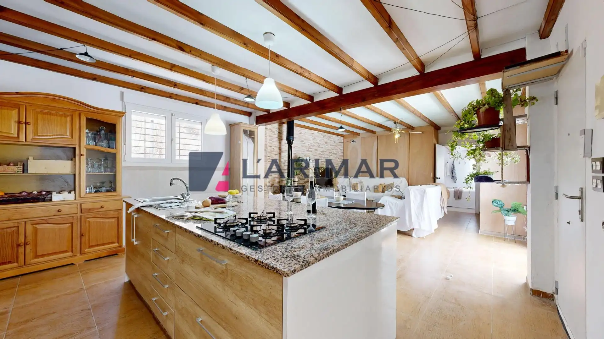 Kitchen of Houses for sale in Aspe  with Air Conditioner, Heating and Private garden