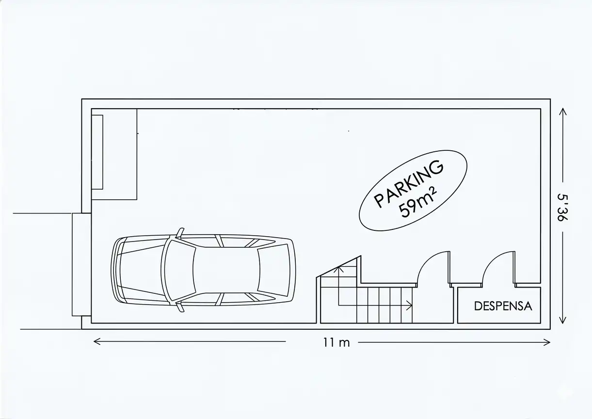 Parking of Detached homes for sale in Cambrils  with Air Conditioner, Heating and Private garden