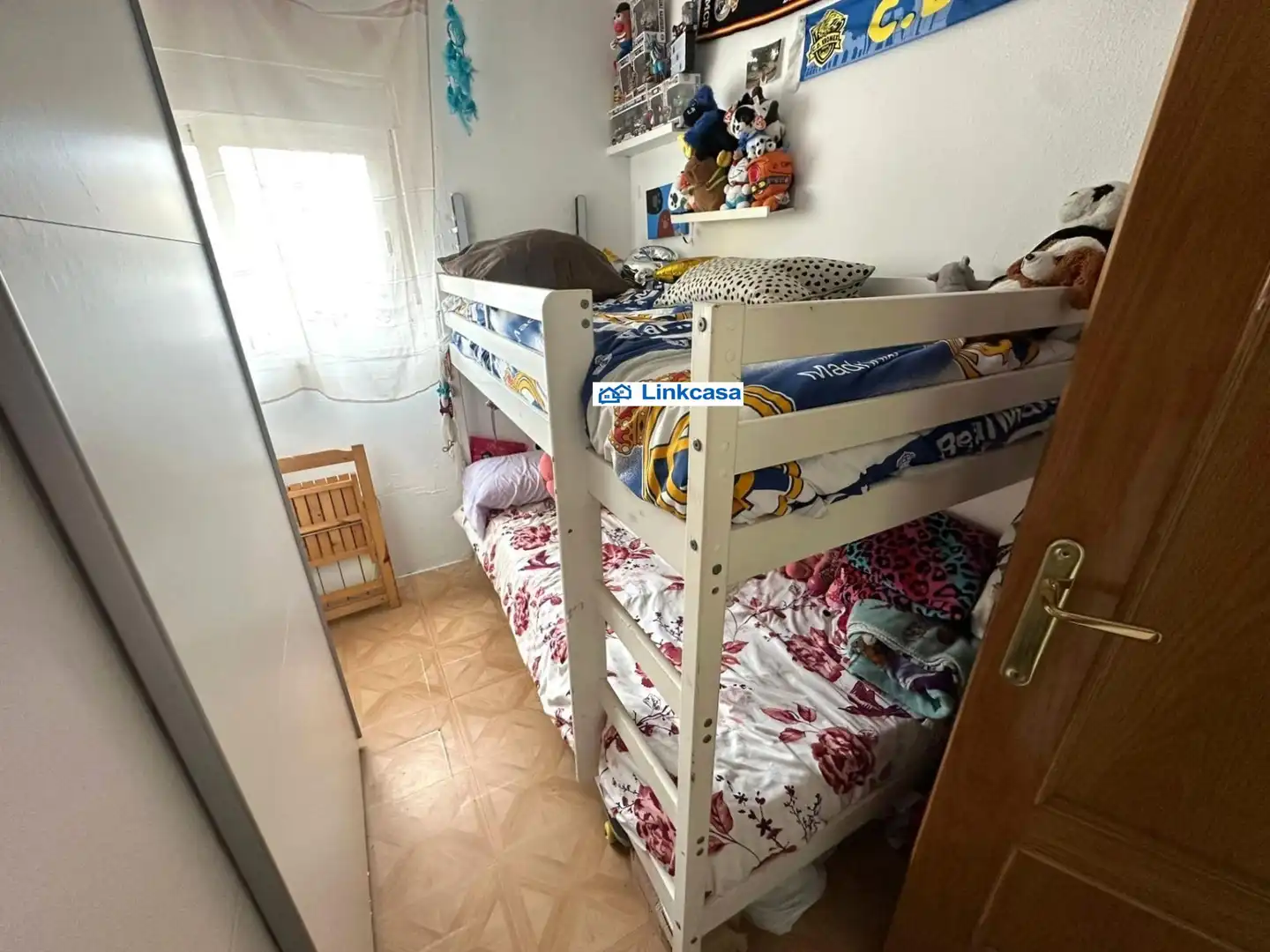Bedroom of Flat for sale in  Madrid Capital  with Air Conditioner and Heating