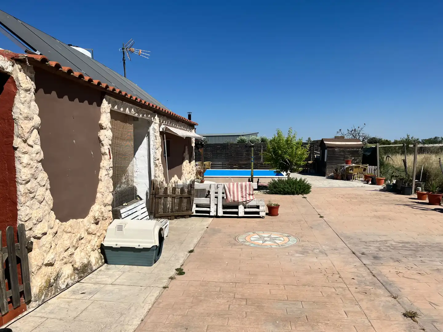 Terraza de Casa o chalet en venta en Pinseque con Calefacción, Jardín privado y Piscina