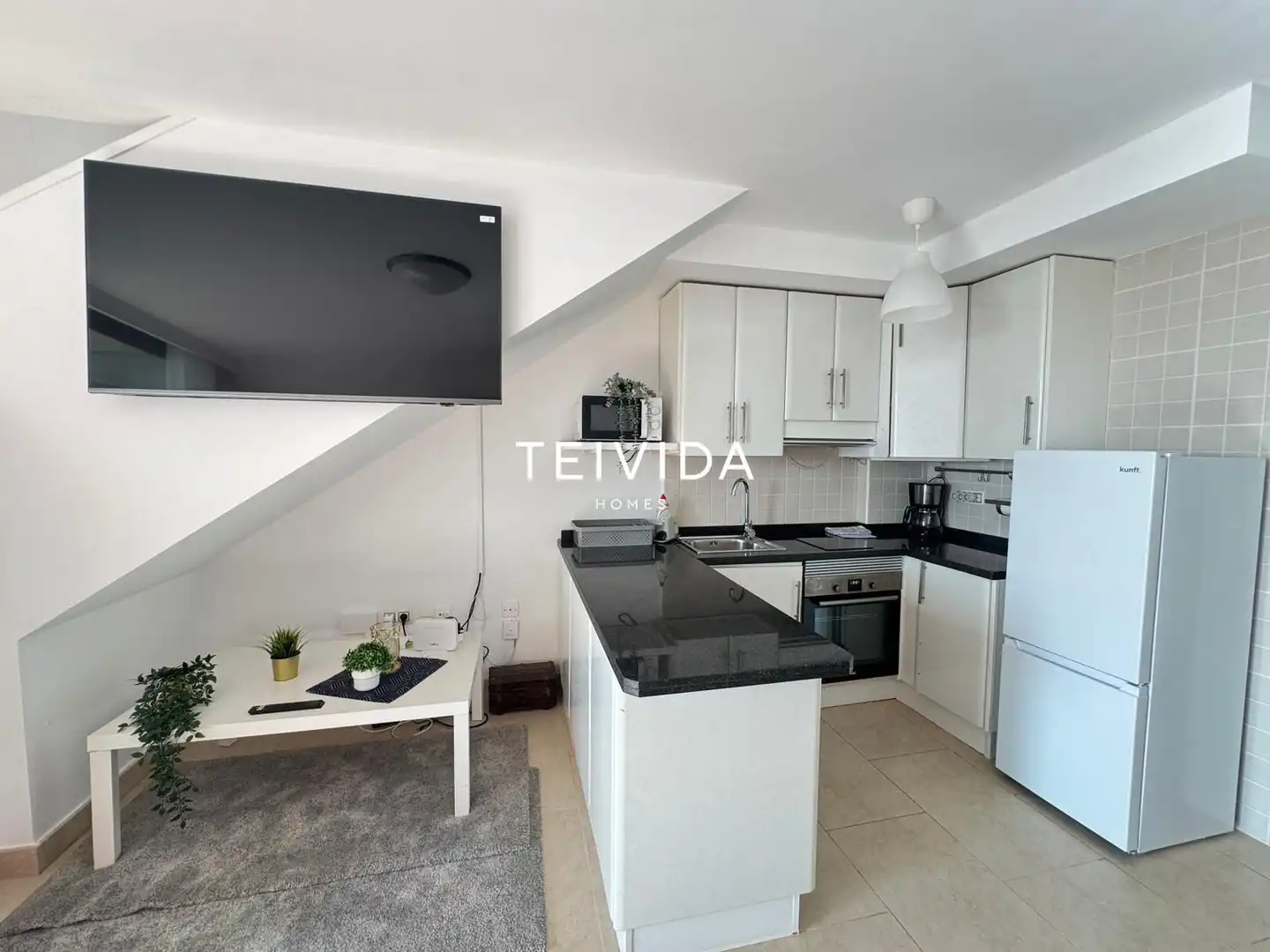 Kitchen of Attic for rent in Arona  with Terrace, Swimming Pool and Furnished