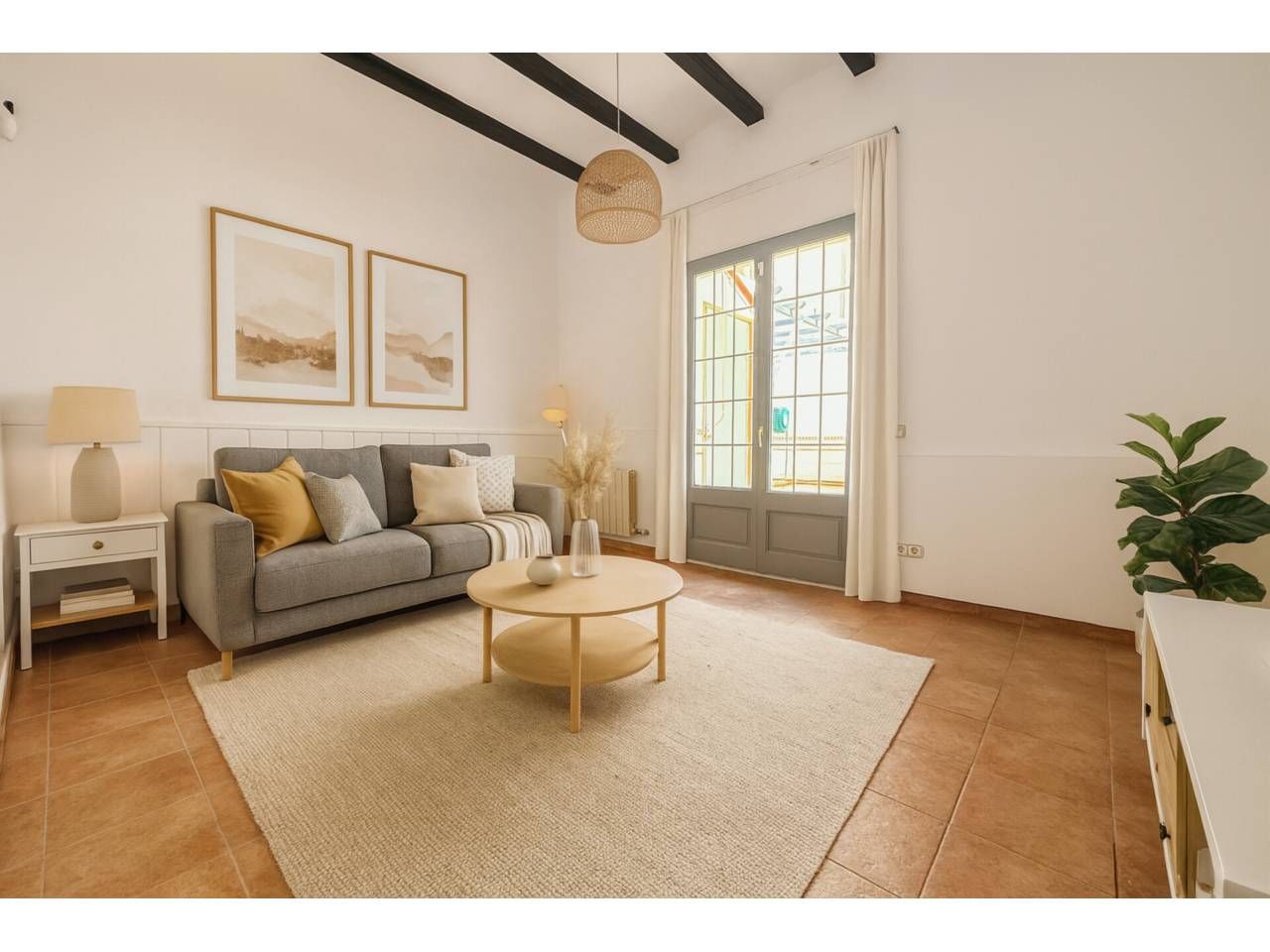 Sala d'estar de Finca rústica en venda en El Masnou amb Aire condicionat, Calefacció i Jardí privat