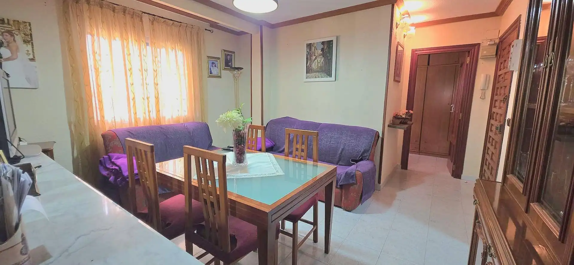 Dining room of Flat for sale in Benidorm  with Terrace and Furnished