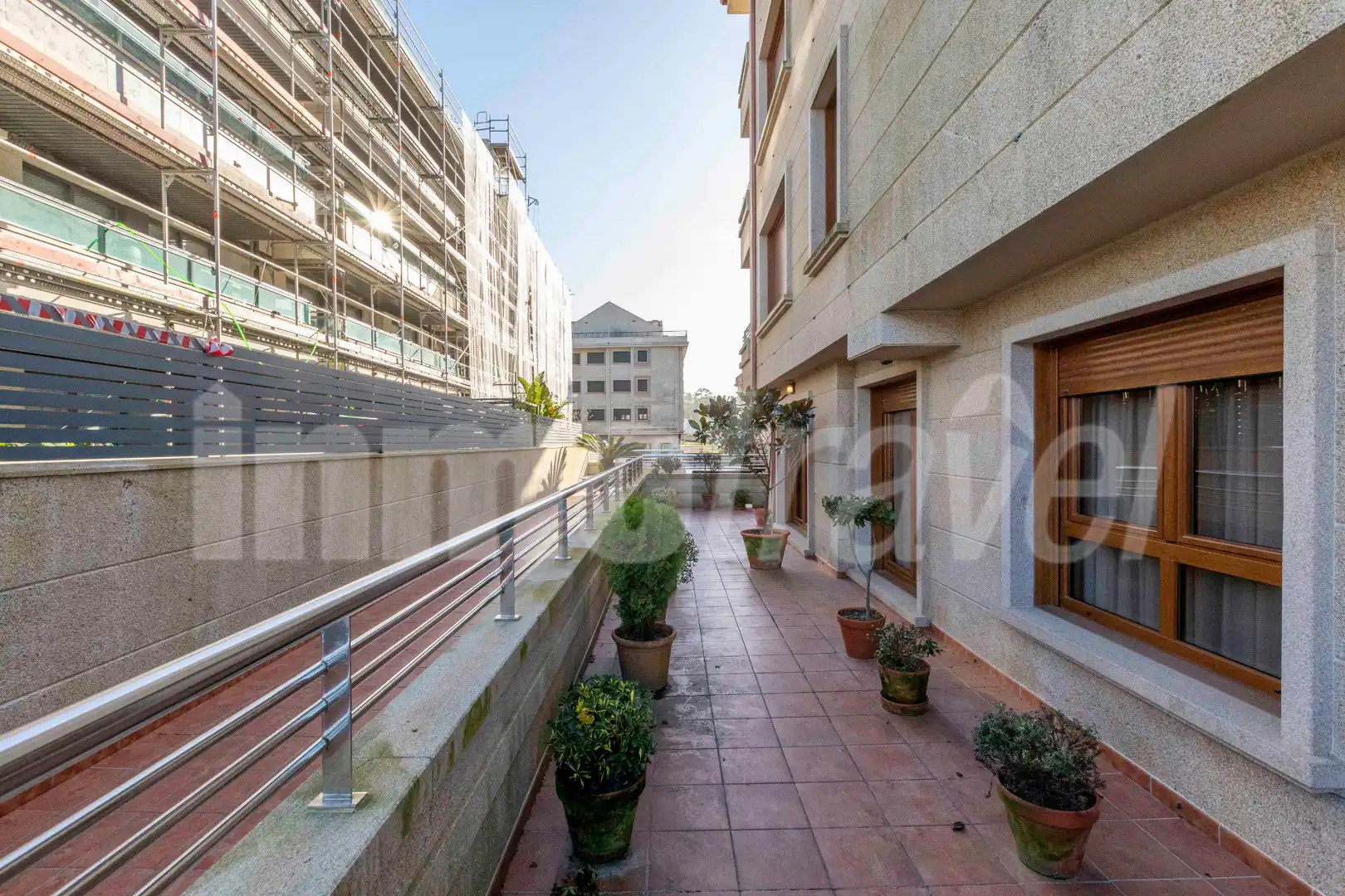 Vista exterior de Apartament en venda en Sanxenxo amb Aire condicionat, Parquet i Terrassa