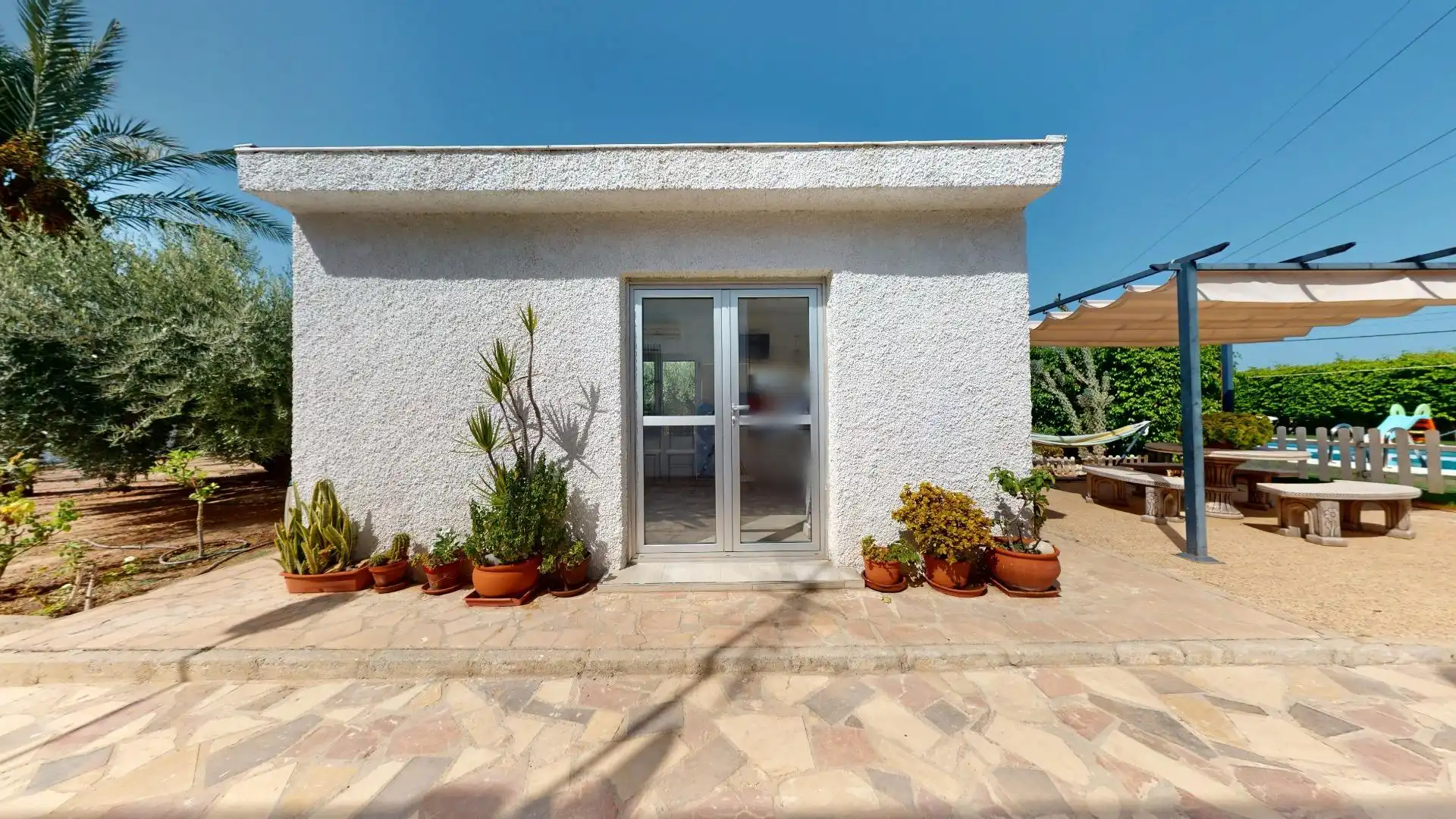 Exterior view of Houses for sale in Elche / Elx  with Air Conditioner, Private garden and Terrace