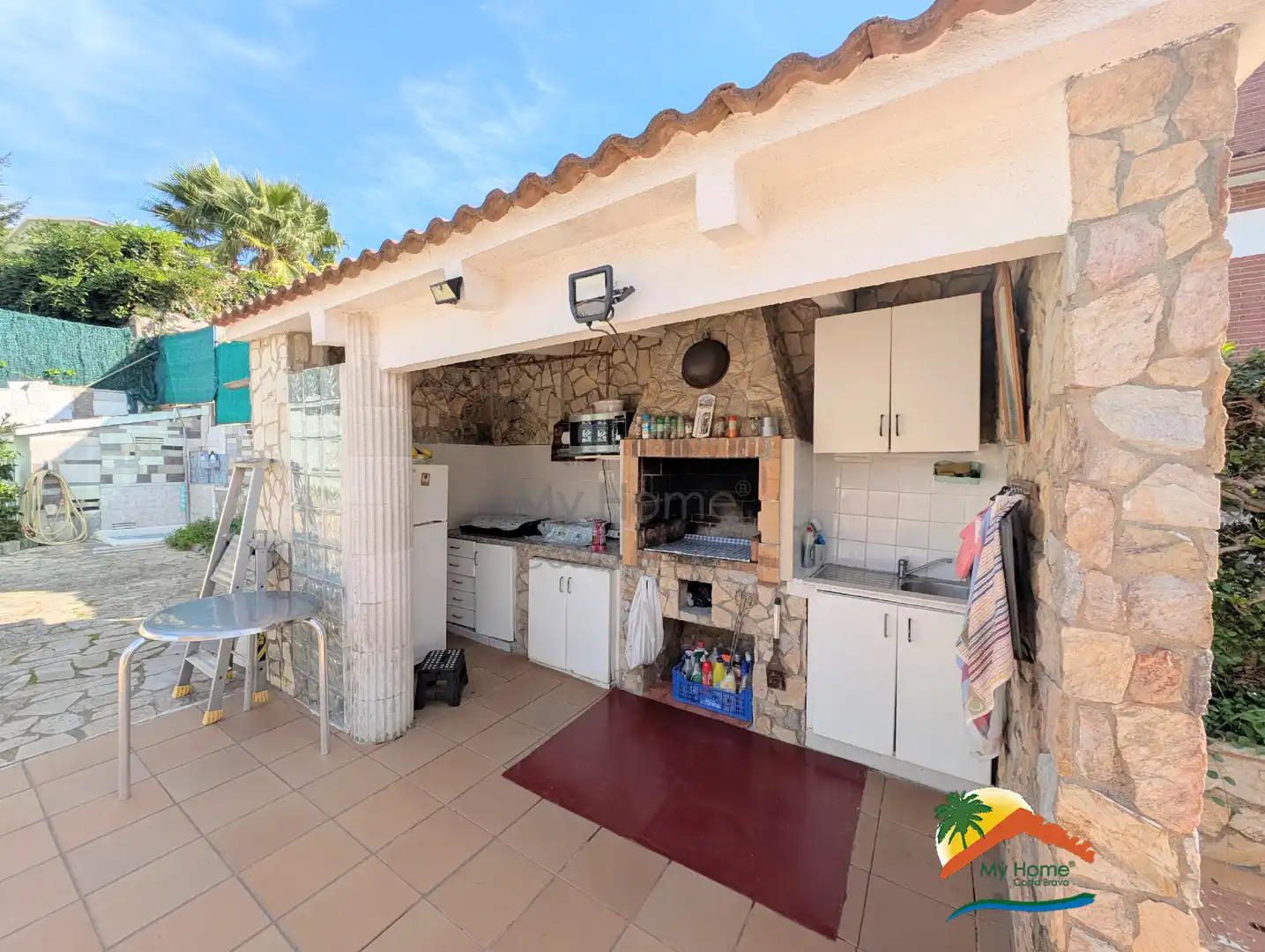 Cuina de Casa o xalet en venda en Lloret de Mar amb Calefacció, Jardí privat i Terrassa