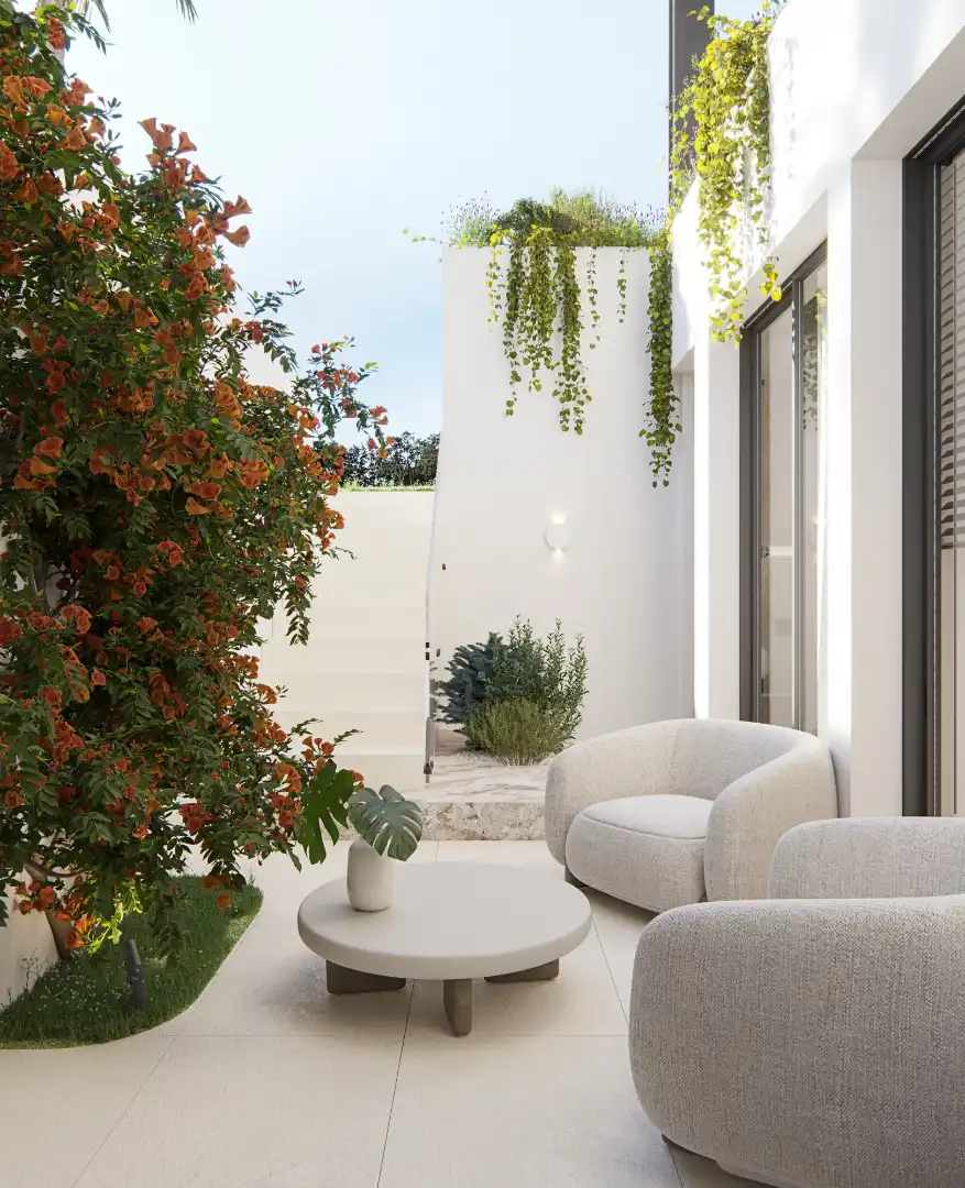 Terrace of Detached homes for sale in Islantilla  with Air Conditioner, Heating and Private garden