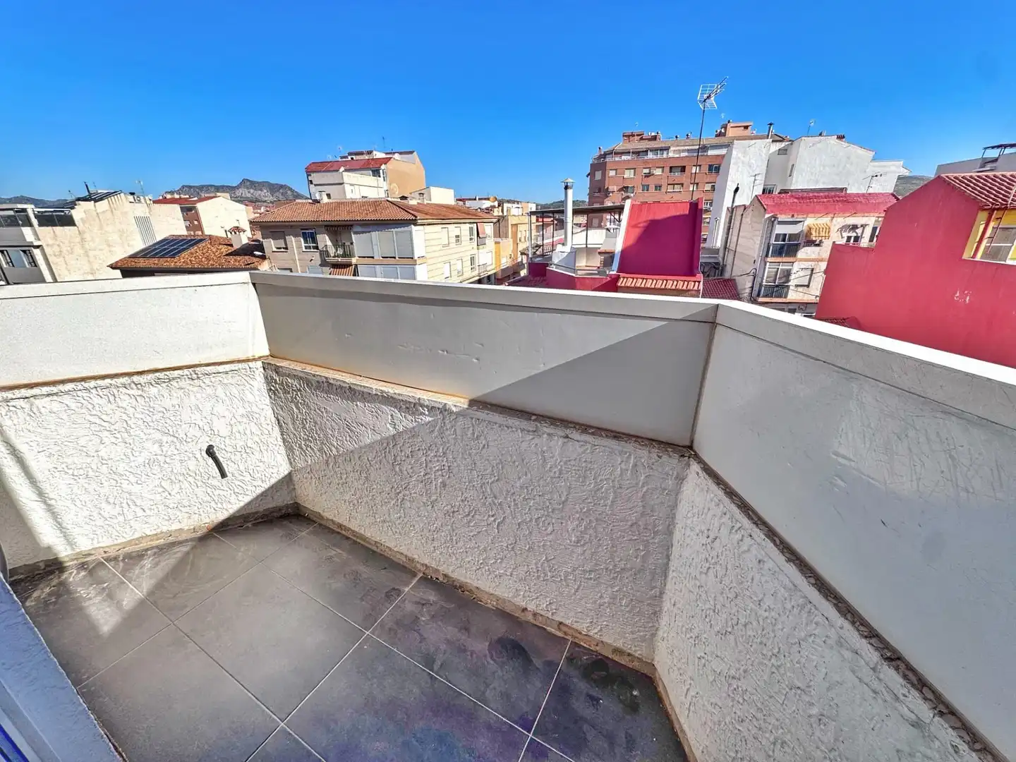 Terraza de Piso de alquiler en Petrer con Aire acondicionado, Calefacción y Amueblado