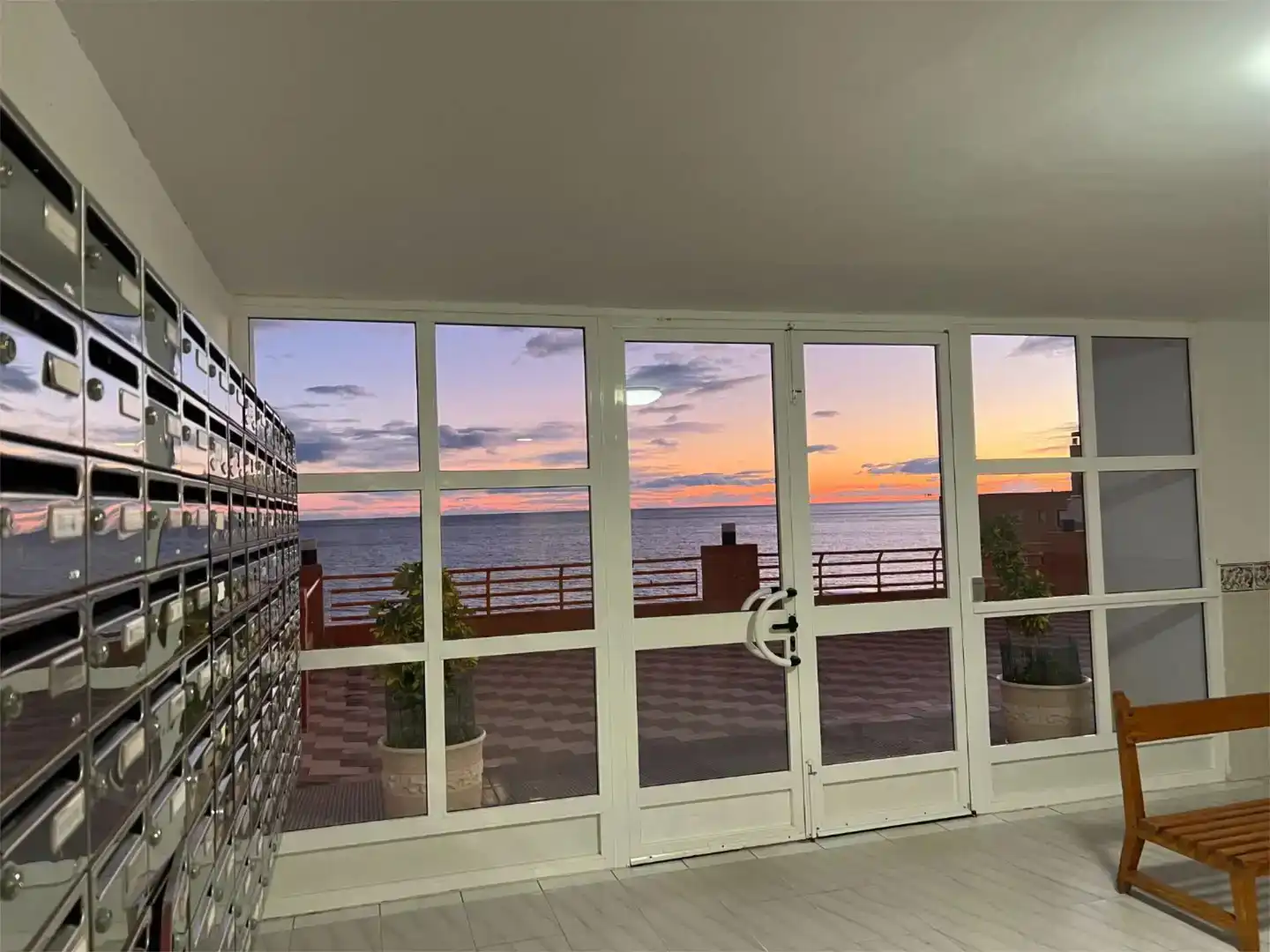 Terrasse von Wohnung zur Miete in Benidorm mit Klimaanlage, Privatgarten und Schwimmbad