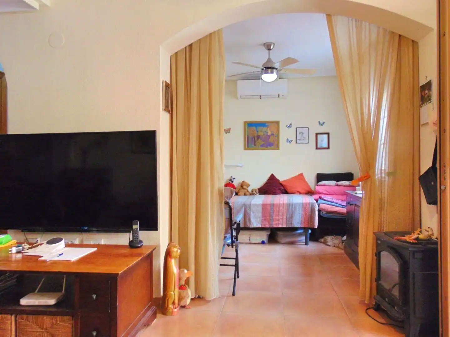 Sala de estar de Casa adosada en venta en El Mojón