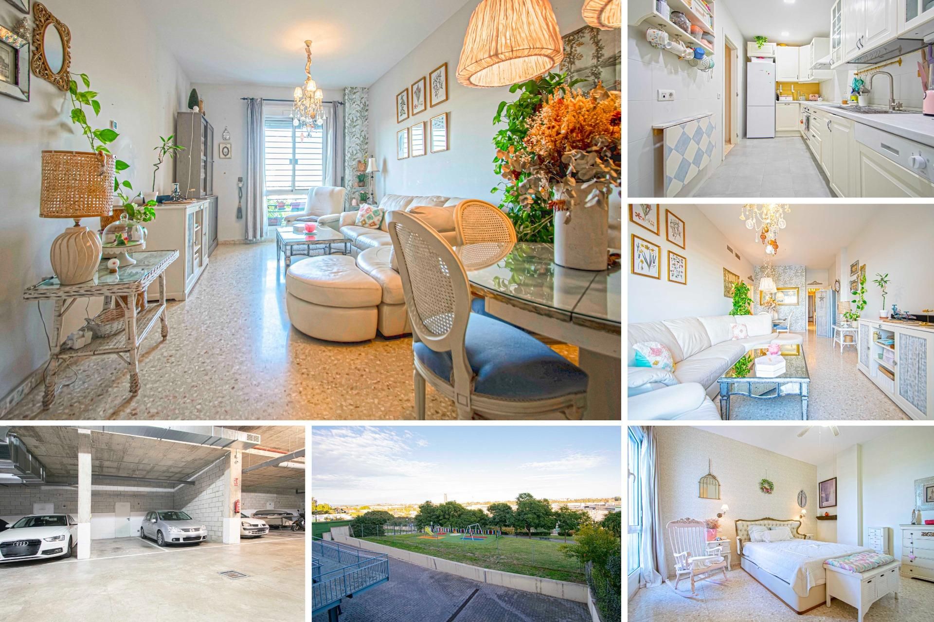 Exterior view of Flat for sale in Tomares  with Air Conditioner, Heating and Storage room