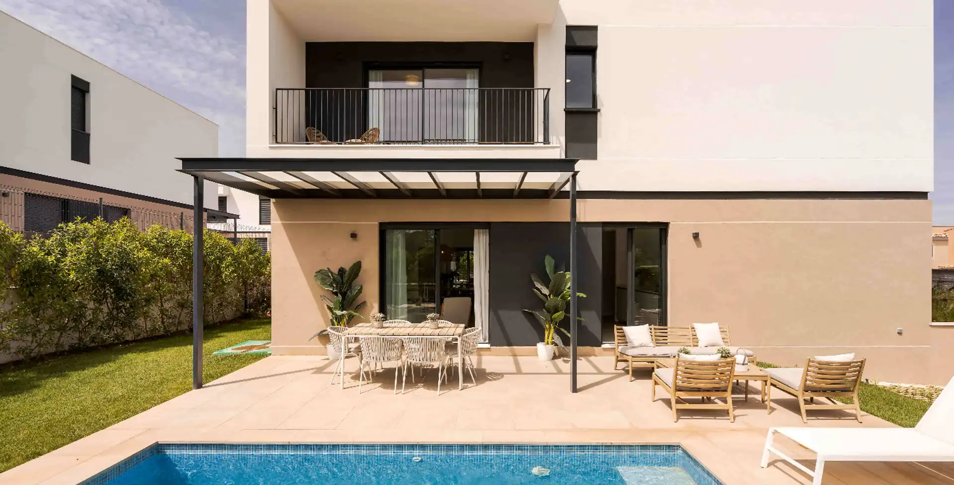 Terrasse von Country house zum Verkauf in Llucmajor mit Klimaanlage, Heizung und Terrasse