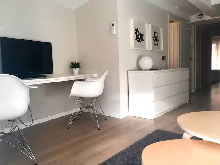 Sala de estar de Piso de alquiler en Girona Capital con Aire acondicionado, Calefacción y Amueblado