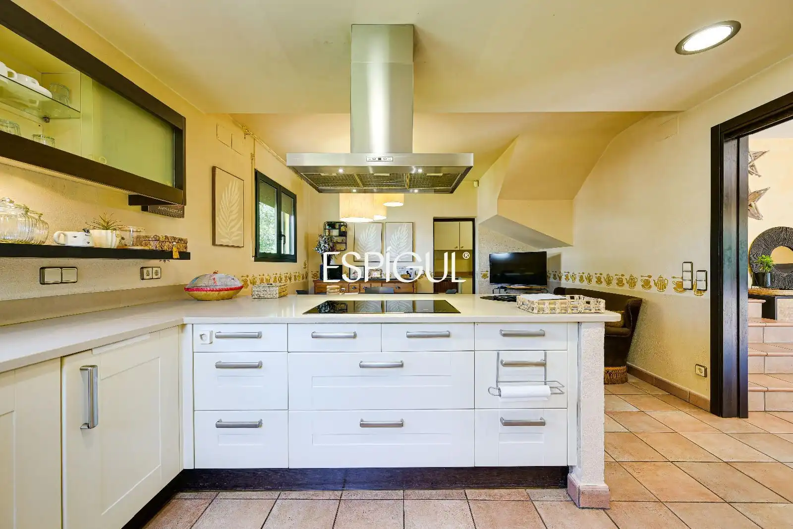 Cocina de Casa o chalet en venta en Girona con Aire acondicionado, Calefacción y Amueblado