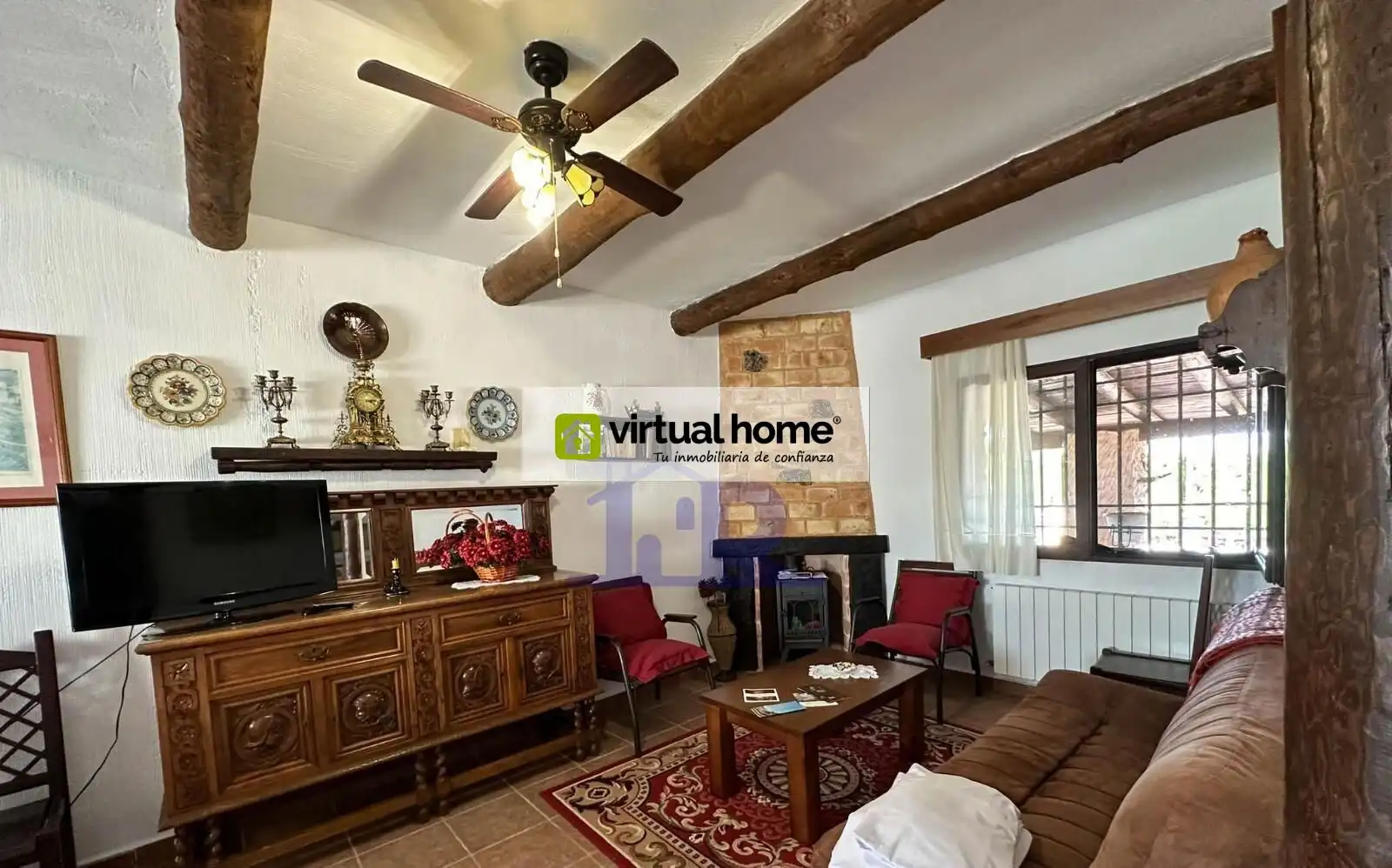 Sala de estar de Casa o chalet en venta en Cuenca con Aire acondicionado