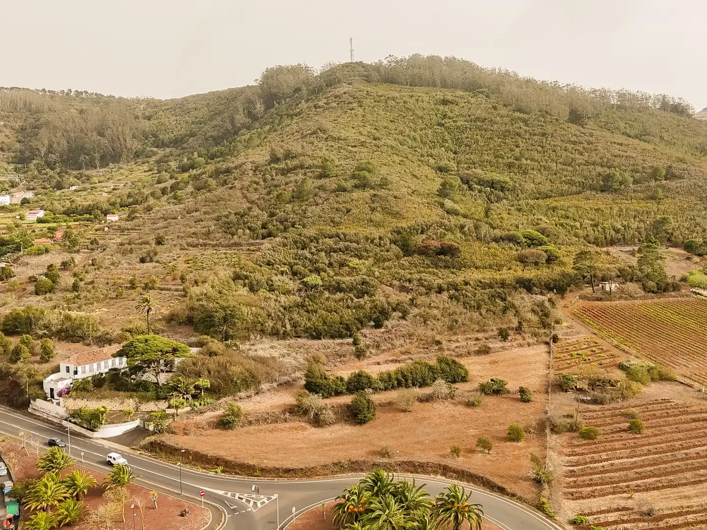 Vista exterior de Casa o xalet en venda en Tegueste amb Jardí privat, Terrassa i Balcó