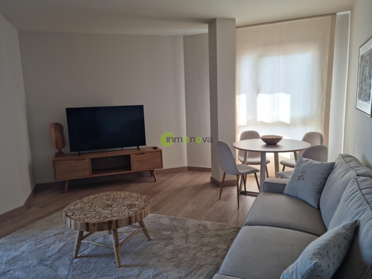 Living room of Flat for sale in Cangas   with Heating, Terrace and Storage room