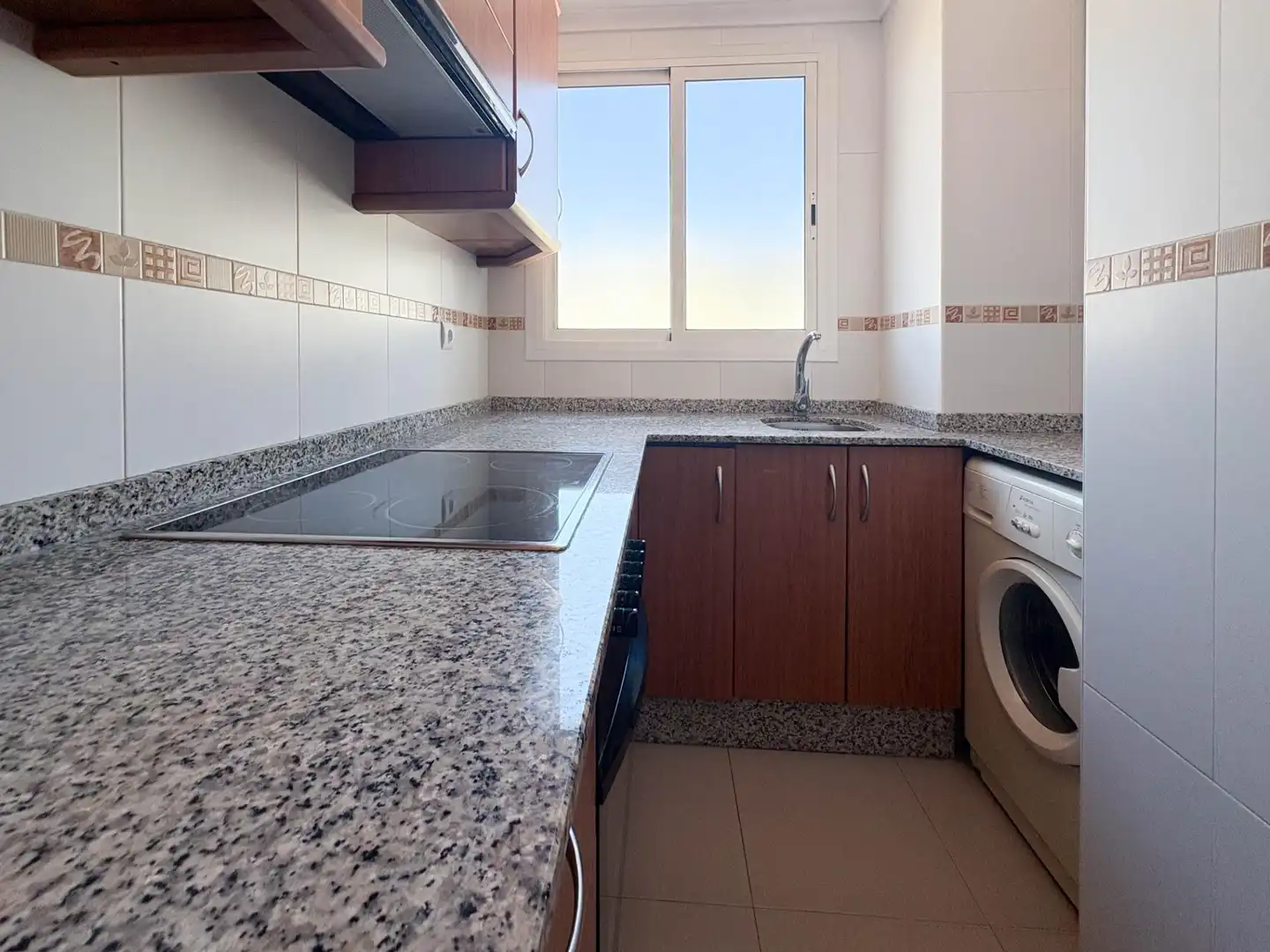 Kitchen of Flat for rent in Valencia  with Air Conditioner, Heating and Furnished